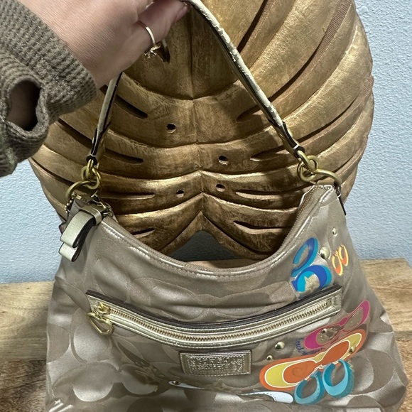 COACH Y2K 20962 DAISY POP C APPLIQUÉ HOBO Handbag Purse Bag - Picture 5 of 10